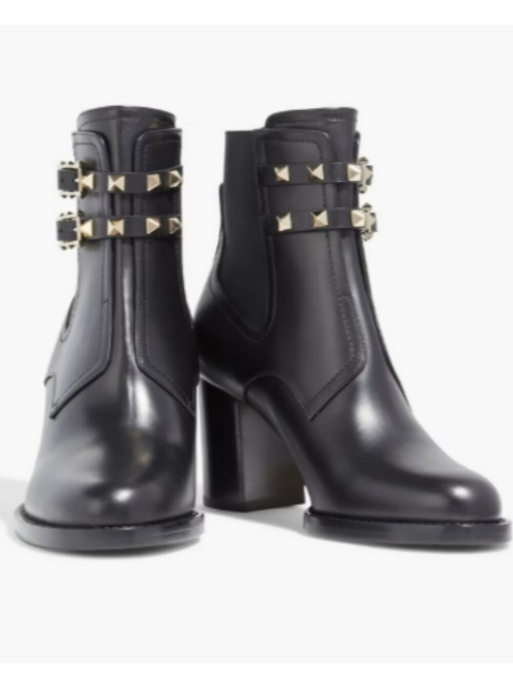 NWOT- Valentino Calfskin Rockstud Ankle Boots- Size 42 (womens size 11)